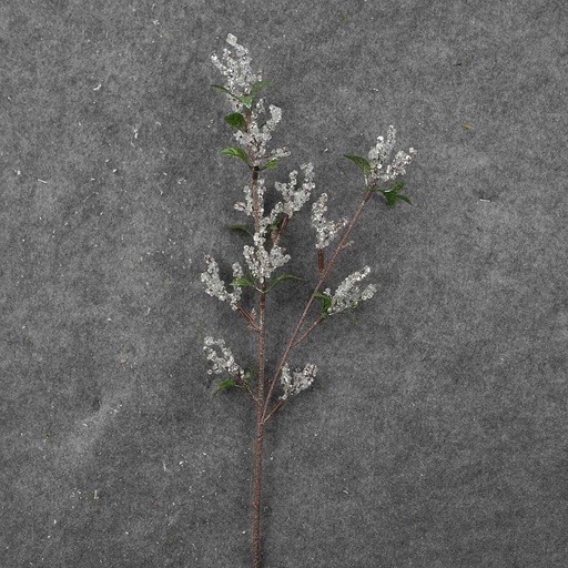 [XE8017-SIL] ICE/TWIG SPRAY 24" X2 SILVER