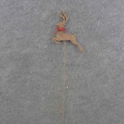 [XA9035] REINDEER PICK 23&quot; FUZZY W/BELL