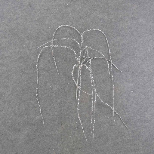 [XB9013-SIL] HANGING GLITTER VINE 32" SILVER