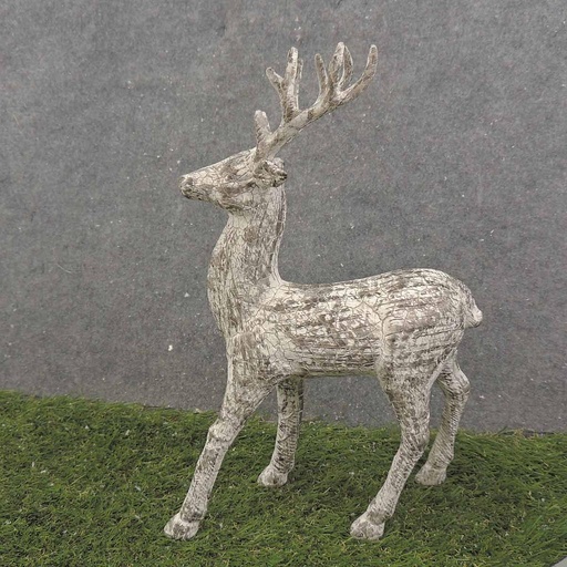 [XE9055] REINDEER STANDING 13" ART.BARK
