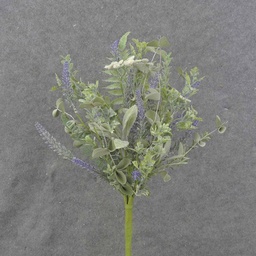 [SA0019] HEATHER/FERN/EUCALYPTUS BUSH 22"