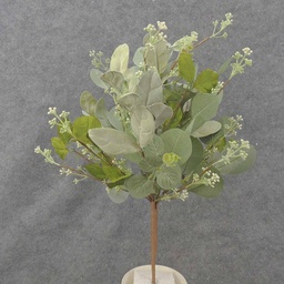 [SA0052] SEEDED EUCALYPTUS BUSH 20" W/MIXED COLORING