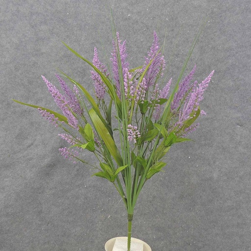 [SB0076-LAV] HEATHER/GRASS BUSH X10 21"  LAVENDER