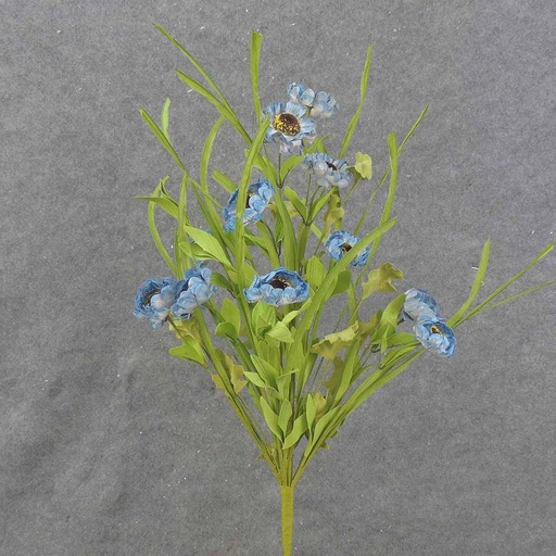 [SA0055-BLU] POPPY BUSH X11 21" BLUE (PAPER)
