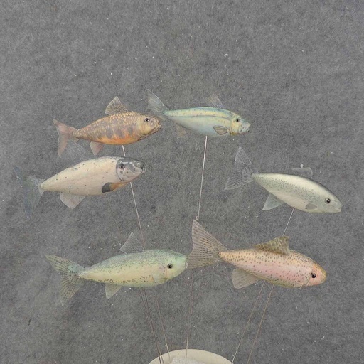 [BN0005] FISH ASSORTMENT 4.5"x2.25" ON 10" PICK