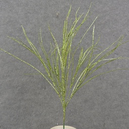 [XN0001-GRN] GREEN GLITTER GRASS BUSH X6