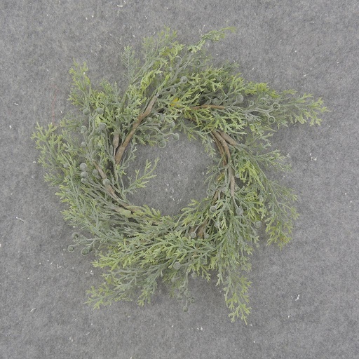 [XH0009] 4.5" CEDAR PINE CANDLE RING