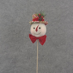 [XH0011] 16" SNOWMAN PICK WITH TOP HAT
