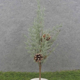 [XL0026] 18&quot; PINE TREE W/CONES &amp; TWIGS