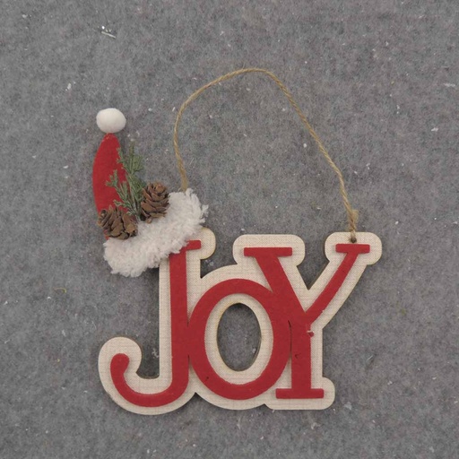 [XA0061] 5.5" "JOY" HANGING SIGN