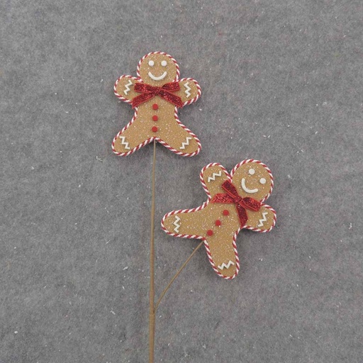 [XA0069] 27" GINGERBREAD MAN SPRAY X2