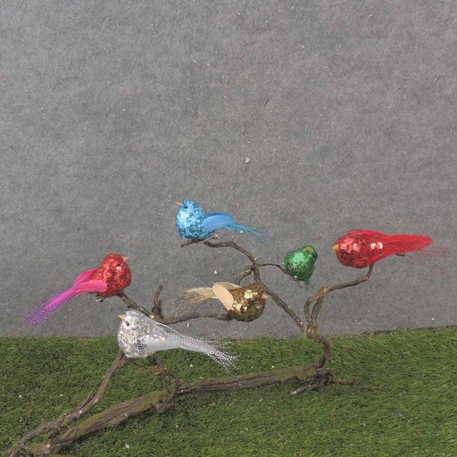 [BN0105] 5" SEQUENCE BIRD ASSORTMENT 6-ASST W/CLP