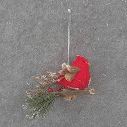 [BN0111] 5" FAT CARDINAL ORNAMENT
