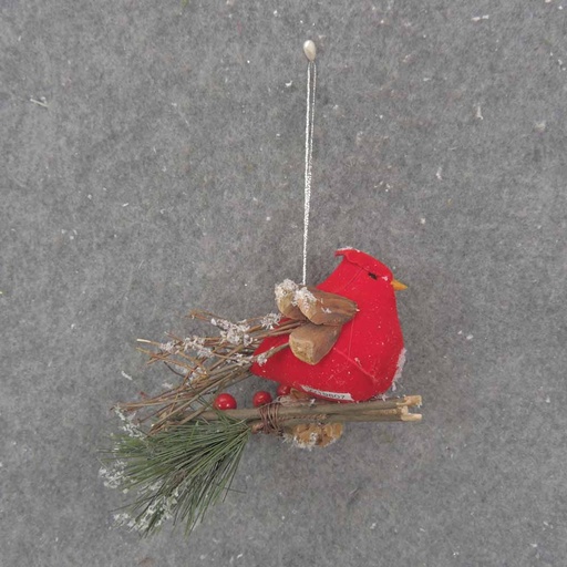 [BN0111] 5" FAT CARDINAL ORNAMENT