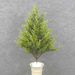 [XB0035] 22" PINE BUSH W/CONES (8 LEVELS)