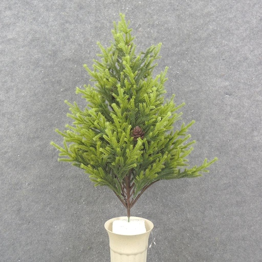 [XB0035] 22" PINE BUSH W/CONES (8 LEVELS)