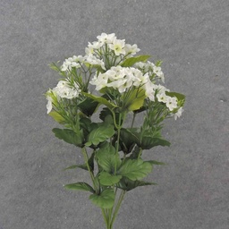 [SB1005-WHT] 17" WAXFLOWER BUSH X10 WHITE