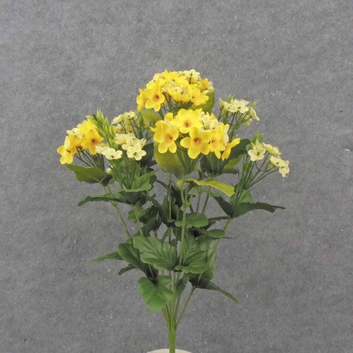 [SB1005-YEL] 17" WAXFLOWER BUSH X10 YELLOW