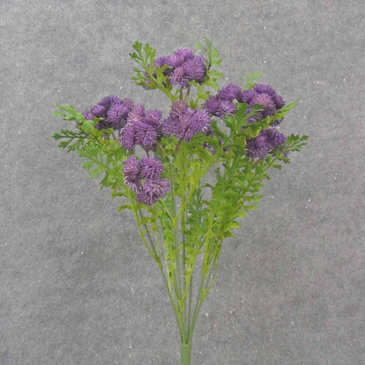 [SE1007-PUR] 16" SEDUM BUSH X7 PURPLE