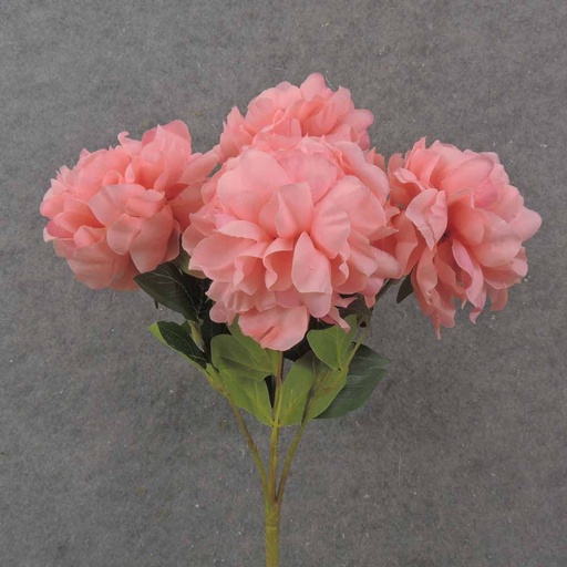 [SB1048-PNK] 17.5" PEONY BUSH X 5 PINK