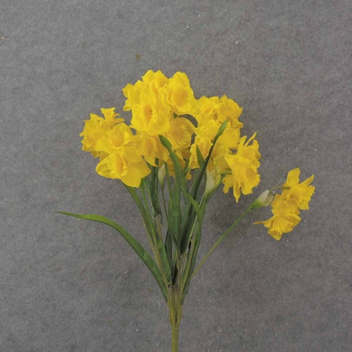 [SB1053] 22" DAFFODIL BUSH X9 YELLOW