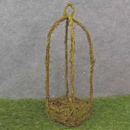 [SA1010-MOS] MOSS TWIG LANTERN 6&quot;x6&quot;x17&quot;