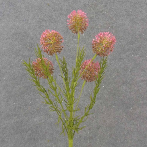 [SA1057-PNK] 21.5" THISTLE SPRAY X5 PINK
