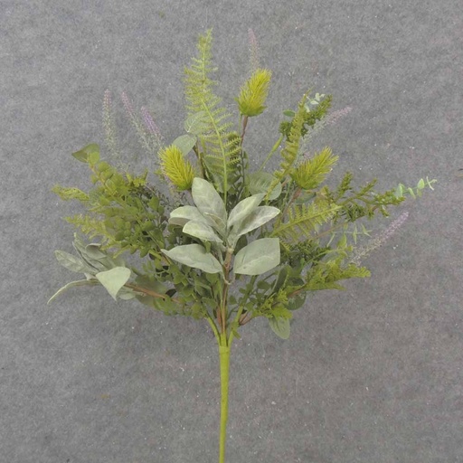 [SA1058] 23" HEATHER, EUCALYPTUS & FERN FOLIAGE BUSH