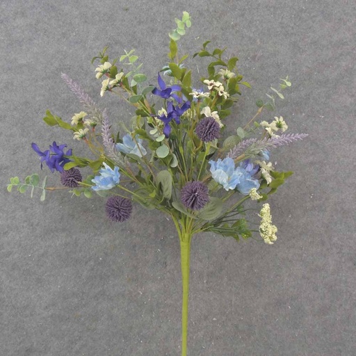 [SA1073] 22.5" THISTLE, COSMOS & EUCALYPTUS BUSH
