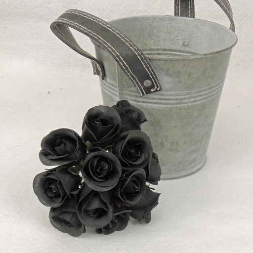 [S42099-BLK] ROSE SWEETHEART PICK  BLACK (1 DZ/POLY BAG)