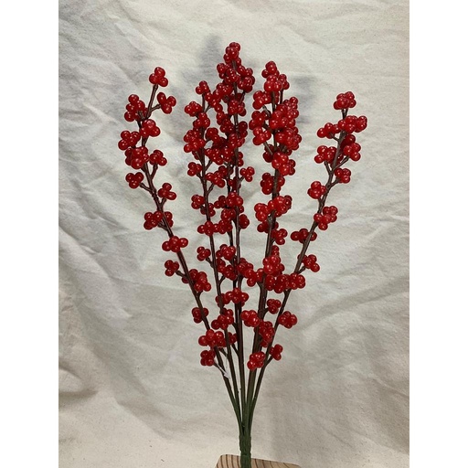 [XE1007-RED] 18" O/D BERRY BUSH X7 RED