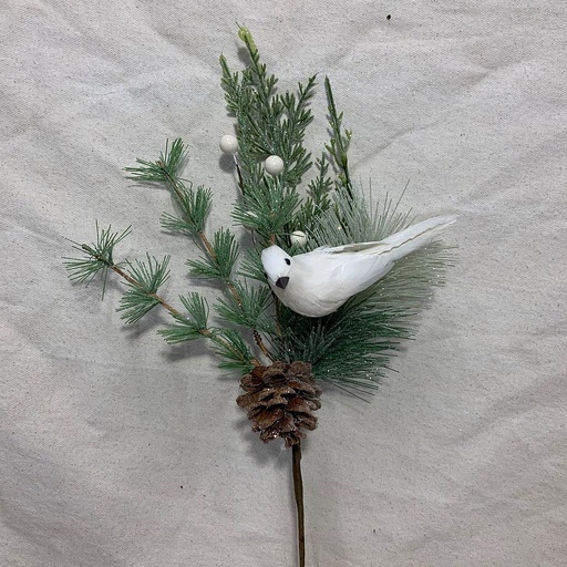 [XL1024] 14" MIXED PINE PICK W/ DOVE & CONE
