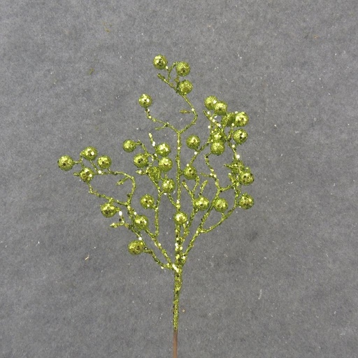 [XA1000-GRN] 16" GLITTER BERRY PICK GREEN
