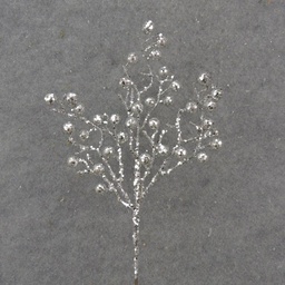 [XA1000-SIL] 16" GLITTER BERRY PICK SILVER