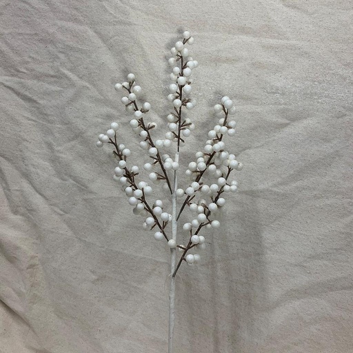 [XA1001-WHT] 19" WHITE BERRY SPRAY