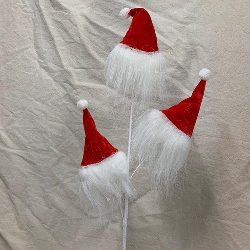 [XA1031] 31" SANTA HAT SPRAY X3