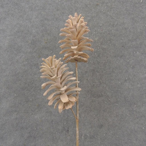 [XA1089-GLD] 22" PINECONE SPRAY X2 GOLD