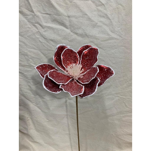 [XA1065-RED] 20" METALLIC MAGNOLIA PICK W/ FROST RED