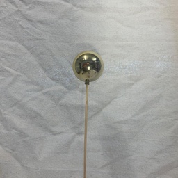 [XB1009-GLD] 2.25" ORNAMENT BALL ON 18" PICK GOLD