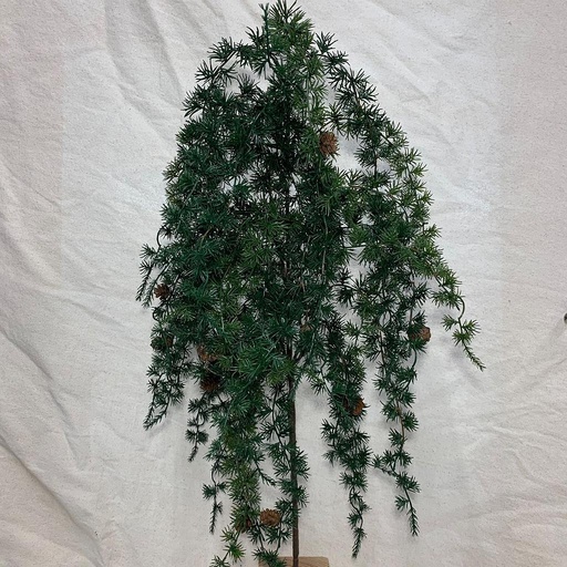 [XB1025] 36" PINE SPRAY W/ CONES