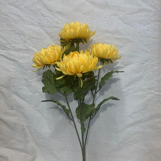 [SBF1001-YEL] 20" MUM BUSH X5 YELLOW