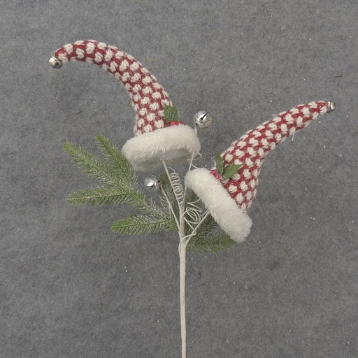 [XH1016] 19.5" SANTA HAT SPRAY X2