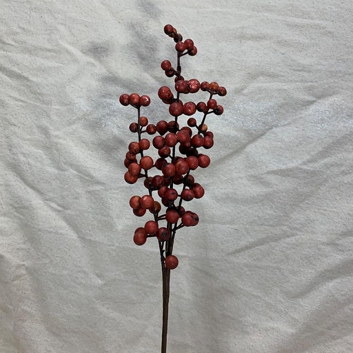 [XB1053-BUR] 17" BERRY SPRAY X3 BURGUNDY