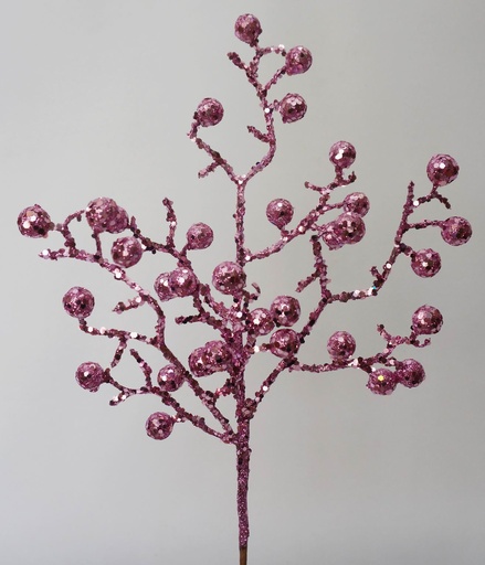 [XA1000-PNK] 16" GLITTER BERRY PICK PINK