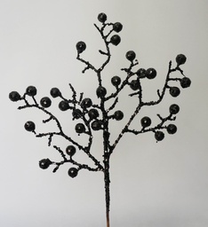 [XA1000-BLK] 16" GLITTER BERRY PICK BLACK