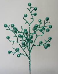 [XA1000-TUR] 16&quot; GLITTER BERRY PICK TURQUOISE