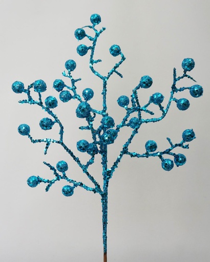 [XA1000-LTB] 16" GLITTER BERRY PICK LIGHT BLUE