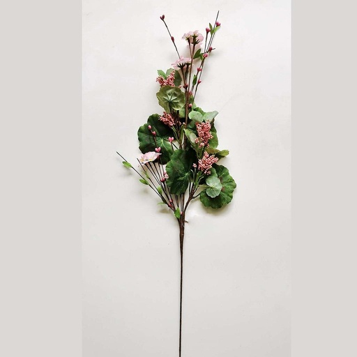 [SL2601-PNK] 30" GERANIUM & BERRY SPRAY PINK