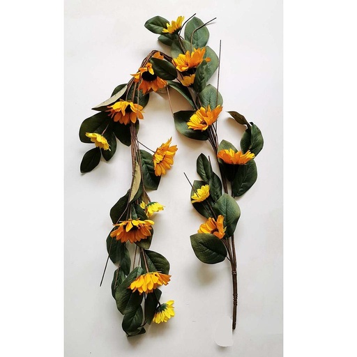 [SL2610G] 60" SUNFLOWER GARLAND YELLOW