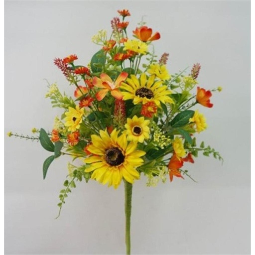 [SA2021] 22" SUNFLOWER/DAISY SPRAY YELLOW/ORANGE